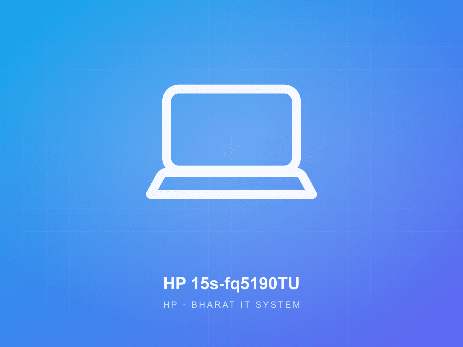 HP 15s-fq5190TU available for rent from Bharat IT System