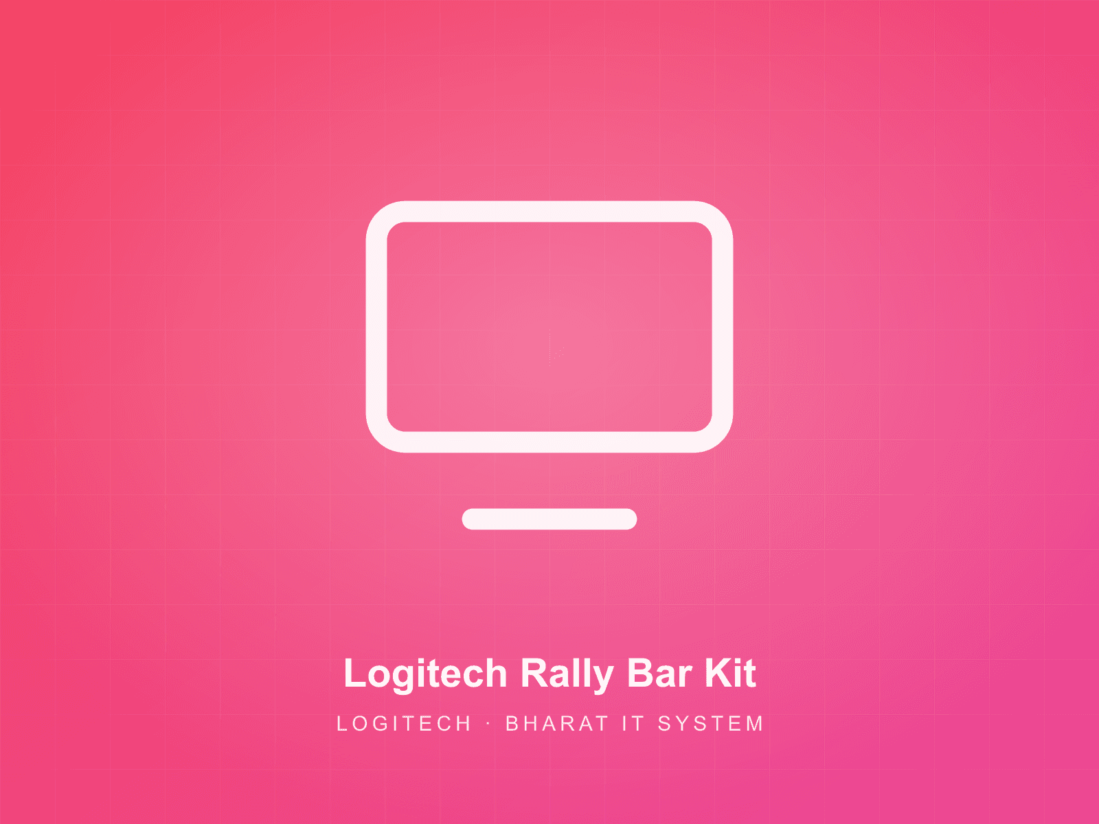 Logitech Rally Bar Kit available for rent from Bharat IT System