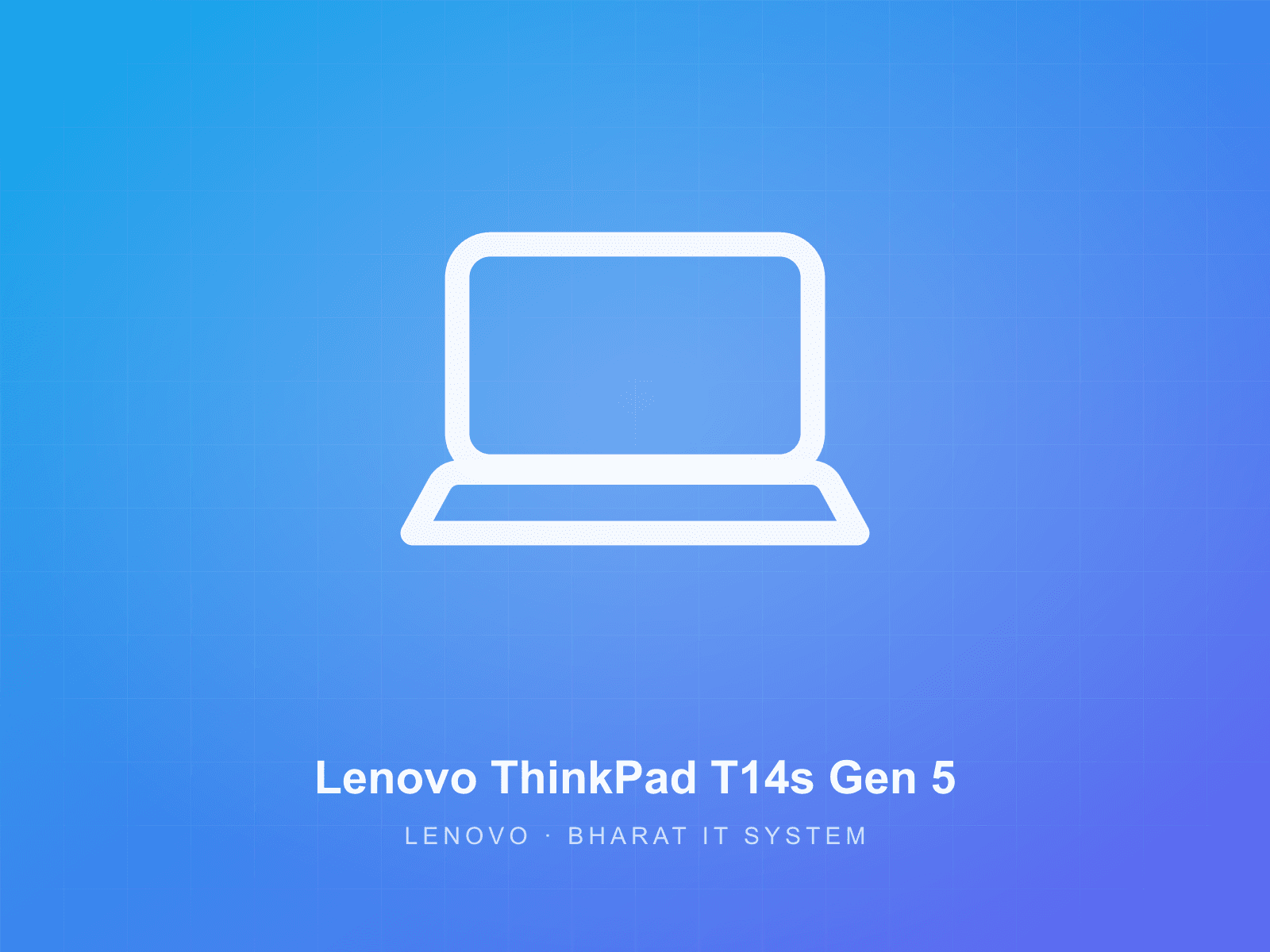 Lenovo ThinkPad T14s Gen 5 available for rent from Bharat IT System